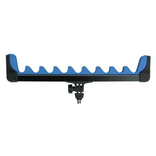 Nevis Feeder bottartó fej 30cm, fekete feeder bot tartó fej kék EVA habszivaccsal, 30cm széles - Rod pod és bottartó