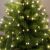 Micro LED string lights on Christmas tree, warm white fairy lights