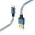 Kabel HAMA USB-A - Lightning, 1,5 m, niebieski, odblaskowe, certyfikat MFI