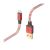 Kabel do ładowania i transmisji danych HAMA USB-A - Lightning z przewodem 1,5 m - HAMA ReflectiveUSB-A - Lightning Cable - czerwony 134184715