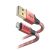 Kabel do ładowania i transmisji danych HAMA USB-A - Lightning z przewodem 1,5 m - HAMA ReflectiveUSB-A - Lightning Cable - czerwony 134184715