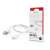Kabel Hama USB-A do Lightning do ładowania i przesyłania danych, 1 metr, białe
