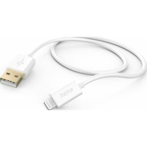 HAMA USB-A to Lightning Cable, 1.5m, White - Computers and Accessory