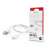 Kabel Hama USB-A - Lightning, 1,5 m, białe, idealna długość do ładowania i przesyłania danych