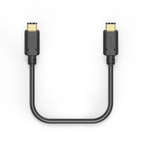 Kabel HAMA USB-C do USB-C, czarny, krótki