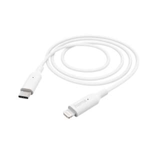 Kabel Hama USB-C - Lightning, 1 metr, białe - Kabel danych