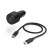 HAMA szivargyújtó töltő adapter USB + Type-C bemenettel + Type-C - Type-C kábel - 30W - HAMA Car Charger Kit with USB-C/USB-A - fekete 66111811