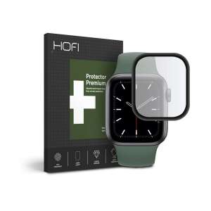 HOFI Hybrid Glass screen protector for Apple Watch Series 4/5/6/SE (44mm) - black - Smart watch display protection film