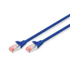 Digitus CAT 6 S/FTP Patchkabel, 3 Meter, blau, halogenfrei - FTP-Kabel