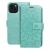 Forcell Mezzo iPhone 15 Zöld Mandala Könyvtok telefonnal