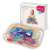 BabyOno Coral Reef inflatable water play mat with packaging showing a baby playing on it