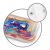 BabyOno Coral Reef inflatable water play mat detail