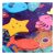 Close-up of BabyOno Coral Reef water play mat with floating sea creatures
