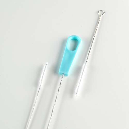 Babyono cleaning brush set for straws and sippy cups, 3 pieces