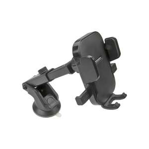 Maxlife MXCH-07 car phone holder, black, adjustable, windshield mount, suction cup, 360 degree rotation - Maxlife