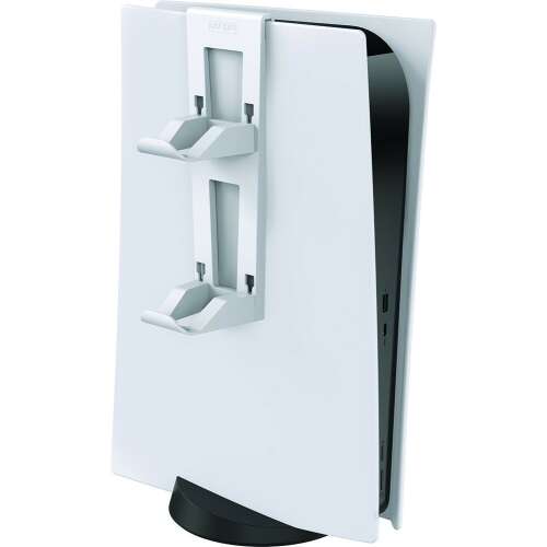 Venom VS5004 PS5 controller stand, white, for two controllers, attaches to the side of the console