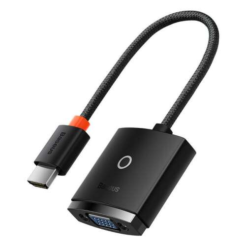 Baseus Lite Serie HDMI zu VGA Adapter (schwarz)