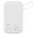 Baseus Qpow Pro 10000mAh power bank with built-in USB-C cable, white, back