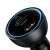 Baseus Qualcomm Quick Charge 5 car charger, black, 160W, 2x USB-C, 1x USB, close-up of ports