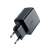 Acefast A1 PD20W USB-C hálózati töltő, fekete, ferde nézet