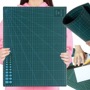 A3 Self-Healing Cutting Mat, Non-Slip, Green, 30x45 cm 138844245 - Nonbrand Cutting mat