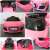 R-Sport AA4 Mașină electrică cu efecte sonore și luminoase + telecomandă 12V #pink 31812906}