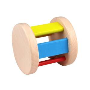 Trefl Wooden Rattle and Roll Toy - Developmental Toy for Baby