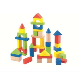 Trefl fa Építőjáték formaválogató vödörben 50db