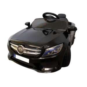 R-Sport Elektromos autó hang-és fényeffekttel + távirányító 12V #fekete 31814447 Elektromos jármű