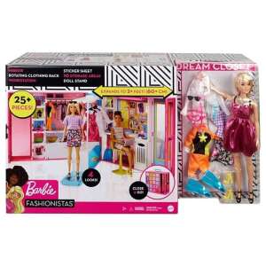 Barbie Fashionista ruhásszekrény babával 31813306 Babák