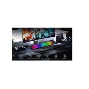 ABS-2201 Bluetooth soundbar with RGB lighting, perfect for PC, laptop, TV, and projector - Audio