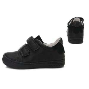 DD Step Virágos Iskolai lány fekete bőr cipő 31 66182493 D.D.Step Utcai - sport gyerekcipők
