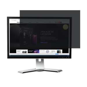 Filtru de confidențialitate Qoltec 51060 de 24 inci pentru monitor, protejând ecranul de privirile indiscrete - Ecrane de monitor cu protecție