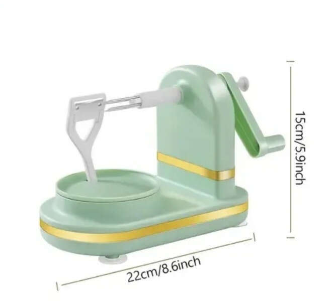 Handschäler für Gemüse/Obst, Kunststoff, Stahlklinge, hellgrün