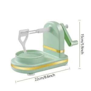 Decojitor manual de legume/fructe, din plastic, cu lamă de oțel, verde deschis