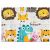 Babajátszószőnyeg - Animals and Alphabet - 180x200 cm, foldable foam play mat for babies
