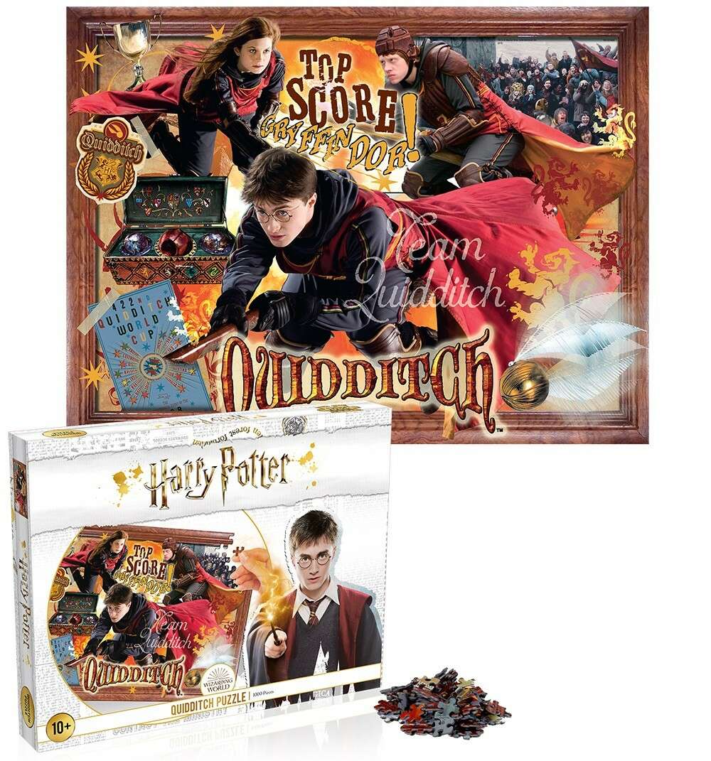  Winning Moves Harry Potter Puzzle - Kviddics 1000db