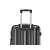 BeComfort L07-G-55 55cm grey hard shell suitcase telescopic handle