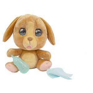 Cry Pets interaktív plyšová hračka, hnedé plačúce šteniatko, plyšová hračka, interaktívna hračka, Emotion Pets, s fľašou a uterákom - Interaktívne plyšáky