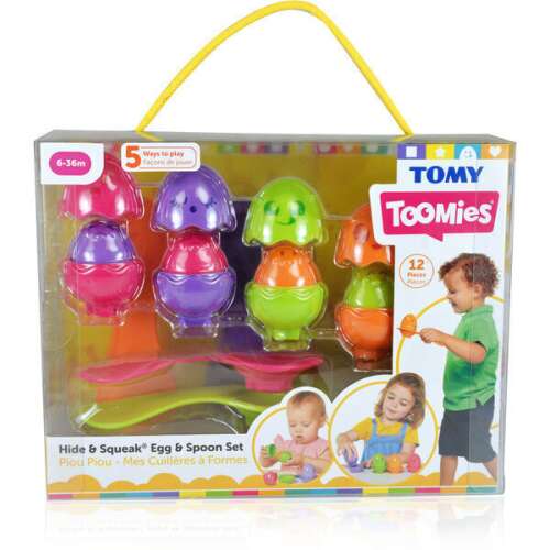 Set de lingurite cu oua cu surpriza Tomy Toomies 31814272