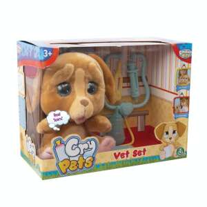Set Catelus de plus interactiv plangacios + set veterinar Giochi Preziosi Cry Pets #maro