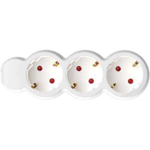 Home NV 3-5/WH/1,5 5m white 3-way power strip - Power Strip