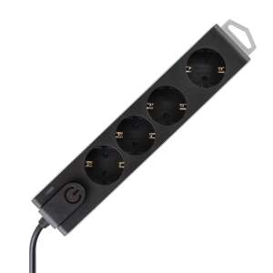 Balena HOME NVT 4K-3/BK 3m čierna 4-zásuvková predlžovačka s ochranou proti prepätiu - Home by Somogyi