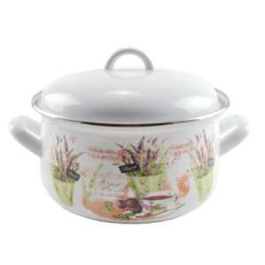 Levendula Zománcozott lábas fedővel 20 cm 3,3L