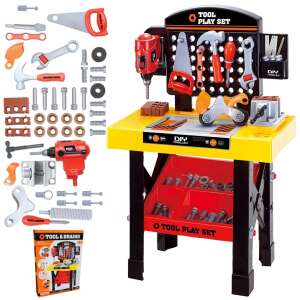 M-Toys műanyag Barkácsasztal kiegészítőkkel