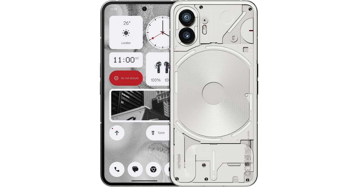 Nothing Phone 2 5G DS 256GB (12GB RAM) - White | Pepita.com