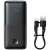 Power bank Baseus Bipow Pro 20W, черен, 10000mAh с USB-C и USB-A кабел