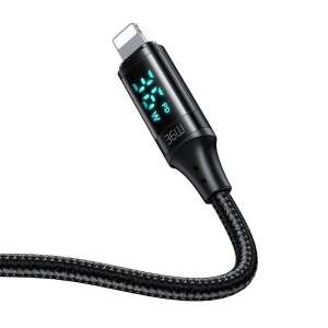 Mcdodo CA-1030 Cablu USB-C la Lightning, 36 W, 1,2 m (negru) 66221293 Cabluri de date
