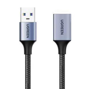 UGREEN USB 3.0 Extension Cable, 2m, male to female, black - Computers and Accessory