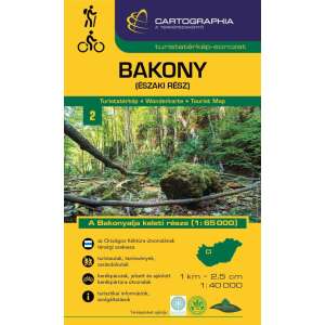 Bakony (északi rész) turistatérkép 66223558 
